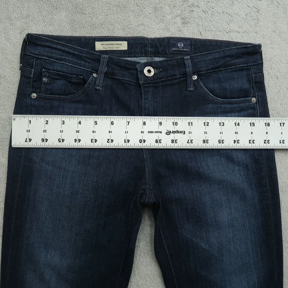 Adriano Goldschmied AG Women's Size 27R Low-Rise The Legging Ankle 28.5